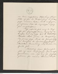 k.k. naturhistorisches Hofmuseum, Intendanzakten 1885-1896 (Hauer), Aktenzahl Z.285/1891, Seite 2